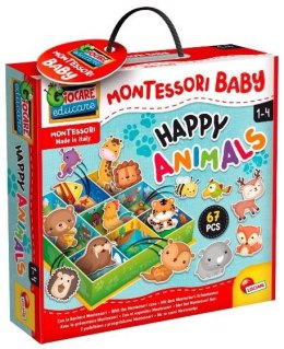 Gra Montessori Baby pudełko - Szczęśliwe zwierzęta