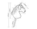 Hobby Horse Duży koń na kiju Premium - jasnogniady II A3