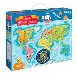Puzzle Mapa świata 300 elementów