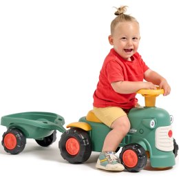 FALK Traktorek Baby Maurice Zielony Vintage z Przyczepką od 1 roku