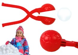 Śnieżkomat Maszynka do Kulek Śnieżnych Wzór Piłki Czerwona 20cm x 5cm x 5cm
