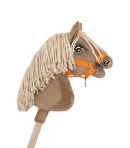 Kantar dla konia Hobby Horse A4 zapinany mały - neon orange