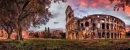Puzzle 1000 elementów Panorama Koloseum o zmierzchu