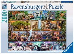 Puzzle 2000 elementów Świat zwierząt
