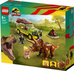 Klocki Jurassic World 76959 Badanie triceratopsa