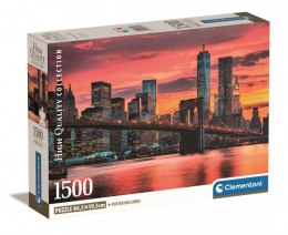 Puzzle 1500 elementów Compact East River at Dusk