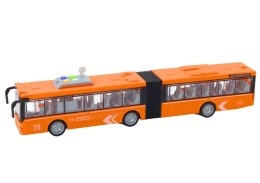 Autobus Przegubowy Miejski 1:16 Napęd Światła Dźwięki Napęd Pomarańczowy