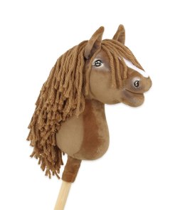 Hobby Horse Mały koń na kiju Premium - jasny kasztan A4