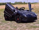 ORYGINALNE LAMBORGHINI AVENTADOR PEŁNA OPCJA, MIĘKKIE KOŁA, MIĘKKIE SIEDZENIE/BDM0913