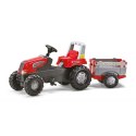 Rolly Toys RollyJunior RT - Traktor na pedały z przyczepą Junior 3-8 lat do 50kg