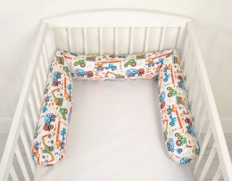 Ochraniacz wałek do łóżeczka niemowlęcego - Plac budowy