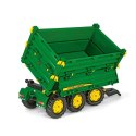 Rolly Toys rollyMulti Trailer - Przyczepa Wywrotka Rolly Multi John Deere 3 osiowa