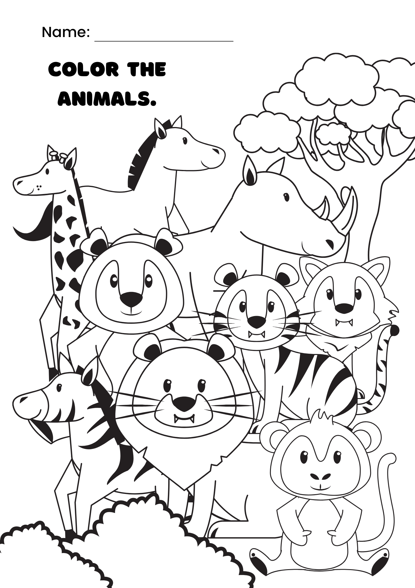 Black-White-Clean-Wildlife-Coloring-Worksheet-Set.png